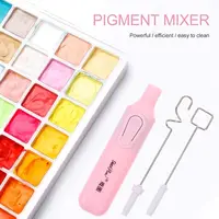 Electric Gouache Paints Mixer Agitator Pigments Stirrer Fast Stir Even Student/Artist Stirring Blending Toning Color Mixing Tool 2