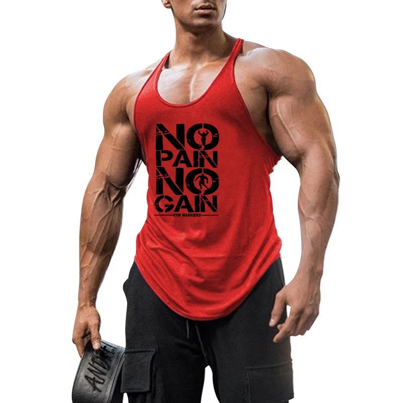 Gym Fashion Workout Man Undershirt Clothing Tank Top Mens Bodybuilding Muscle Sleeveless Singlets Fitness Training Running Vests