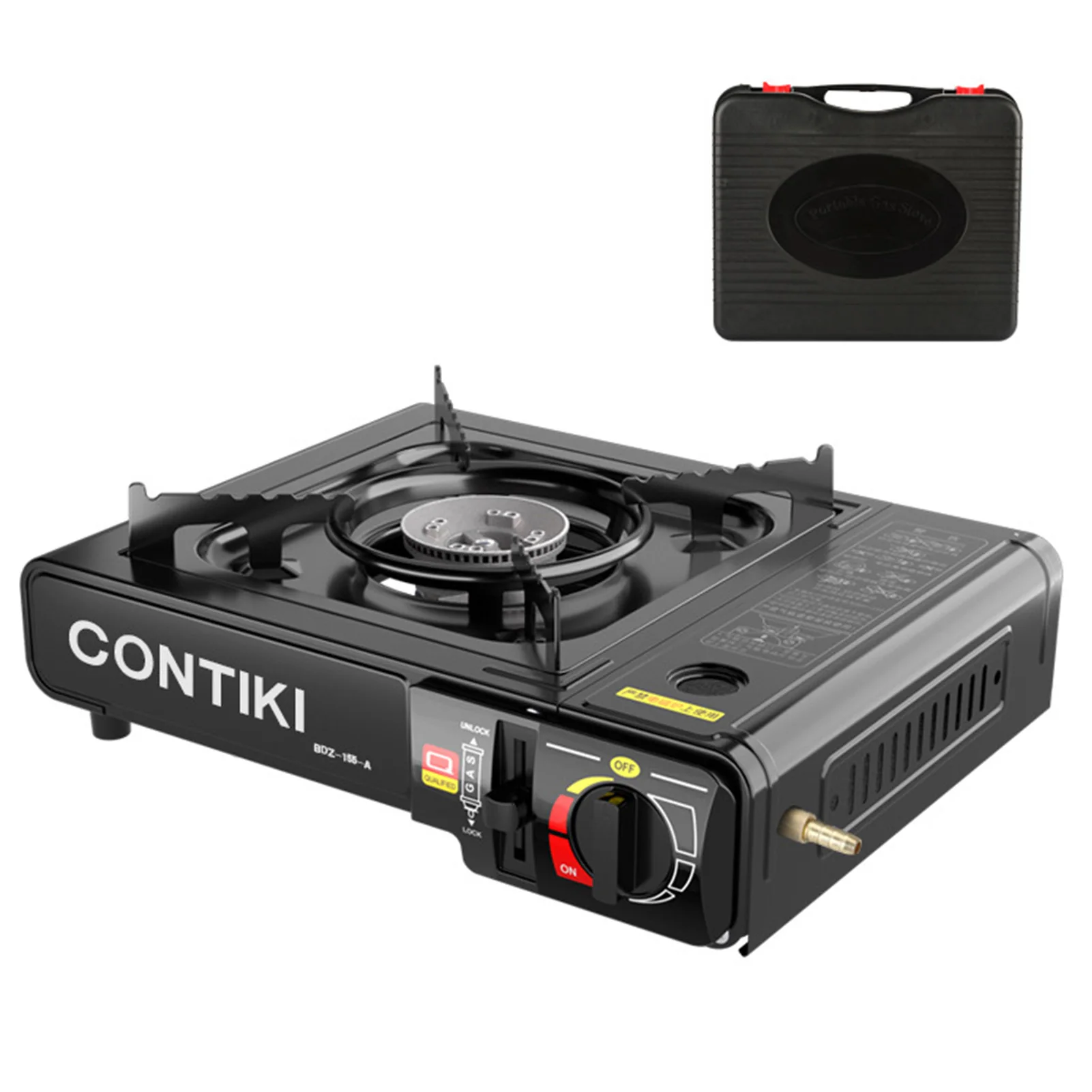 

Practical Camping Stove Portable Cassette Stove Practical Outdoor Camping Accessories Easy To Carry Adjustable Firepower Stove