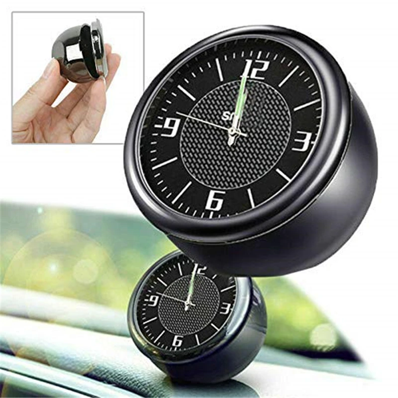 Universal Auto Gauge Clock Mini Car Air Vent Quartz Clock with clip