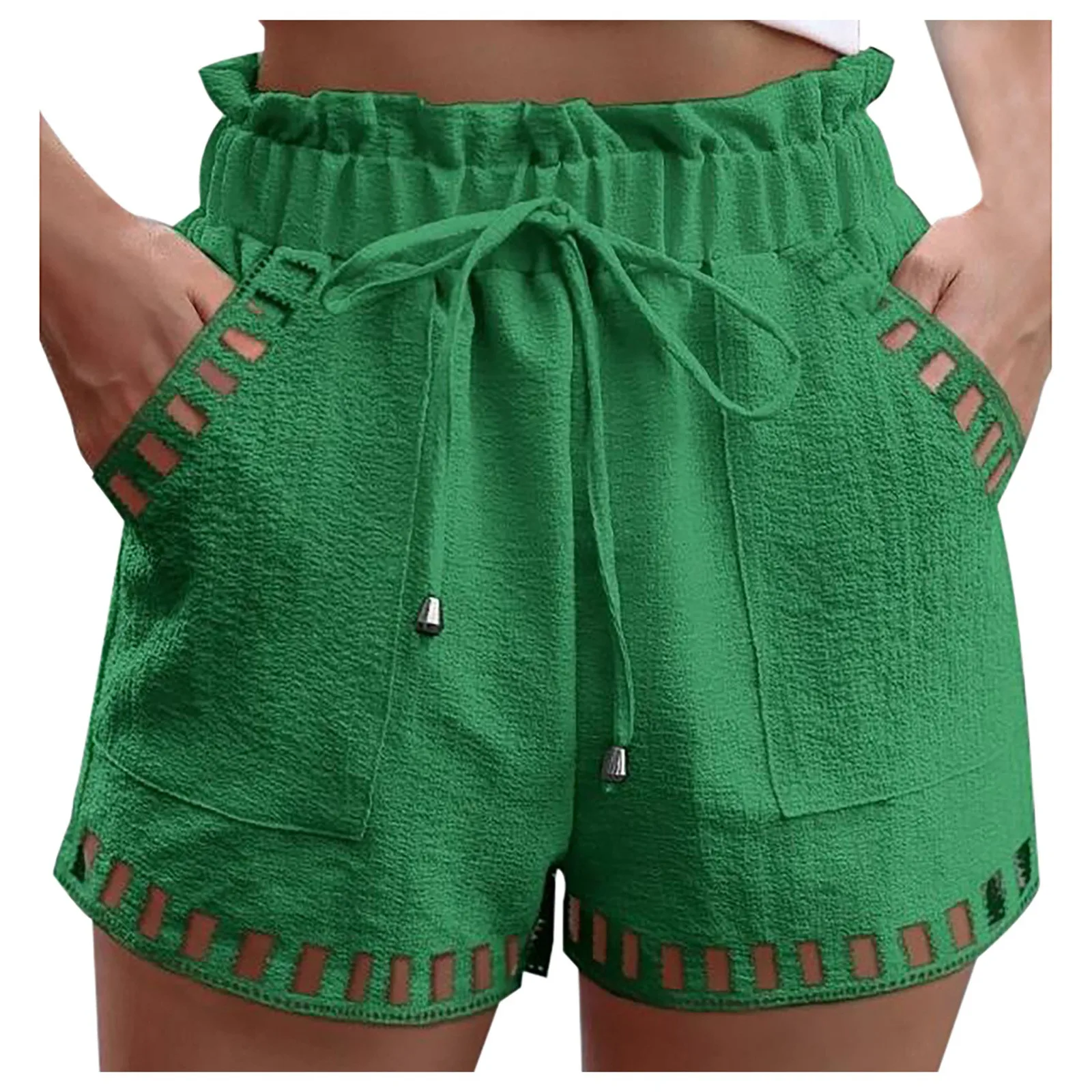Cotton Linen Shorts for Women