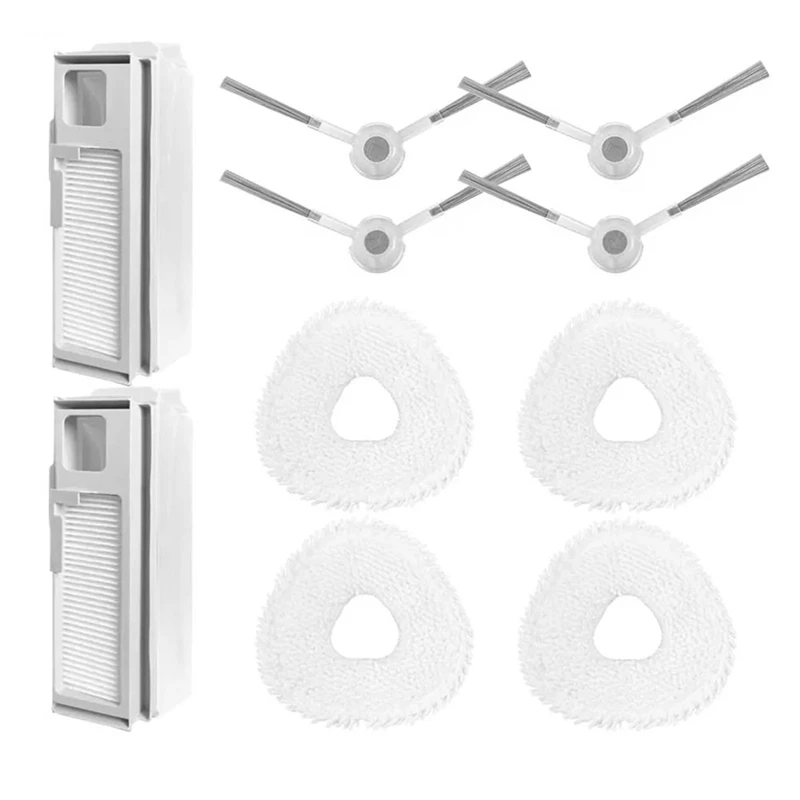 

For Narwal J4 Side Brush Mop Cloths Rag Integrated Filter Bag Robot Vacuums Spare Part Replacement