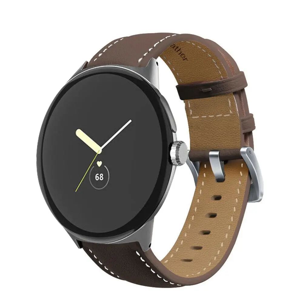 Soft Loop Smart Watch Accessories Replacement Leather Bracelet Strap For Google Pixel Watch