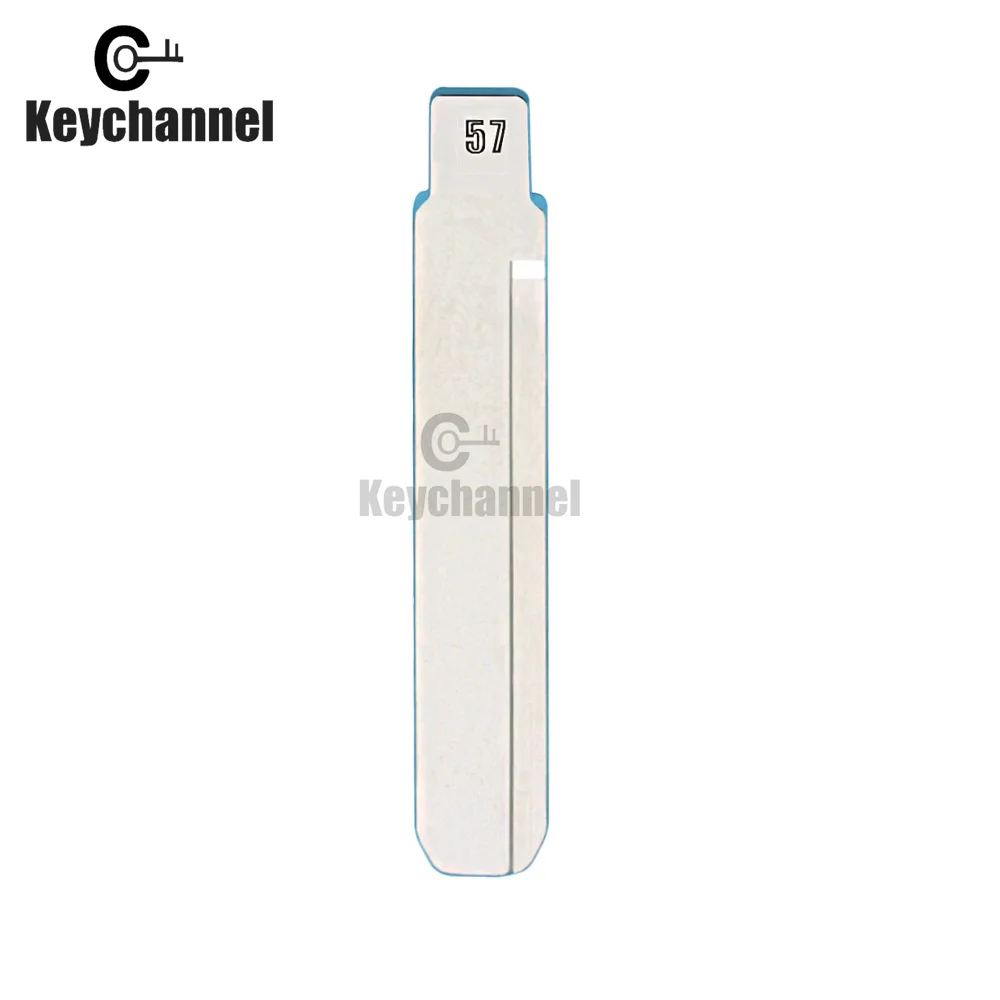 10Pcs/Lot #57 KD Key Blade For KD VVDI JMD Remote For BYD Flip Remote Blade (Left Slot)Replacement Locksmith Tool No.57 car remote key,car key,locksmith tools,key shell