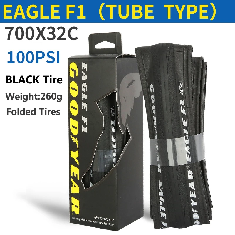 Pneu Vélo Goodyear Eagle F1 SuperSport - 700x25C - Pliable, Noir