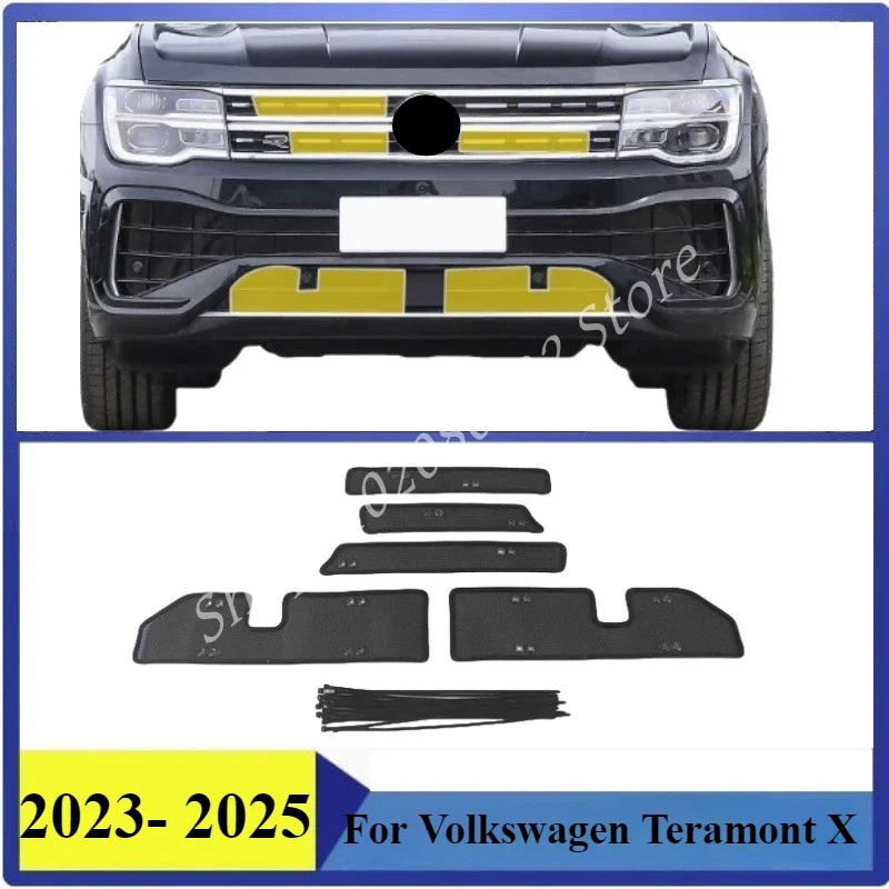 곤충 방지 공기 흡입구 보호 커버 Airin Insert Net Vent Racing Grill For Volkswagen Teramont X 2023- 2025 필터