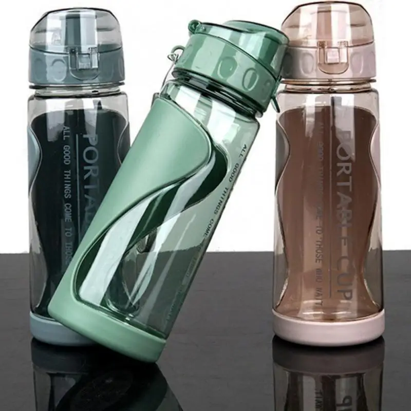 

500ml Plastic Water Bottles Bottle BPA Free Outdoor Sports Water Cup Water Mug Student Portable Mug with Handle Drinking Tool