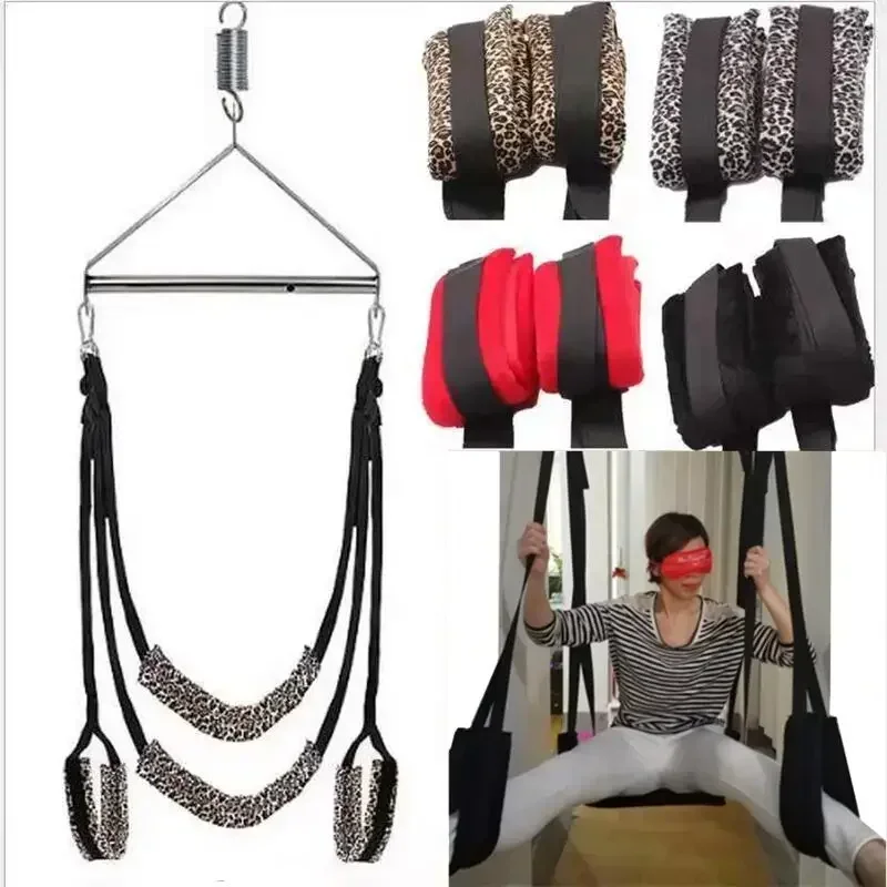 Soft Material Sex Swing Sex Furniture Fetish Bandage Love Adult Game Chairs Hanging Door Swing Erotic Toys for Couples