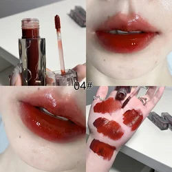 Charming Bear Glossy Lip Glaze - Long-Lasting Hydrating Liquid Lipstick with a Lustrous Finish (Color04)