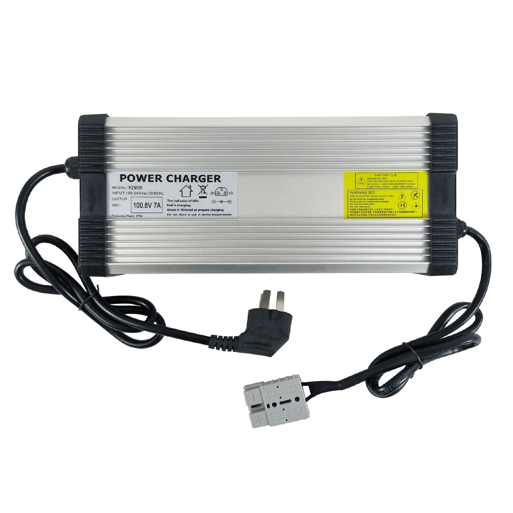 

100.8V 7A Battery Charger for Ebike Universal E-tool Fast Charging High Quality With Cooling Fans