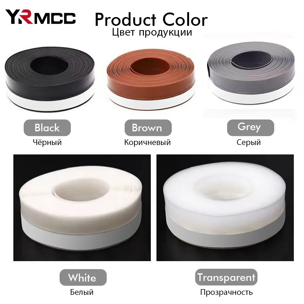 Door Window Seal Strip Weather Sealing Strip Noise Insulation Home Door Gap Draft Stopper for Car RV Accessories