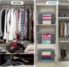 Storage Bags with Clear Window Wardrobe Organiser Foldable Storage Boxes for Clothes Duvets Bedding Blankets High Quality 4