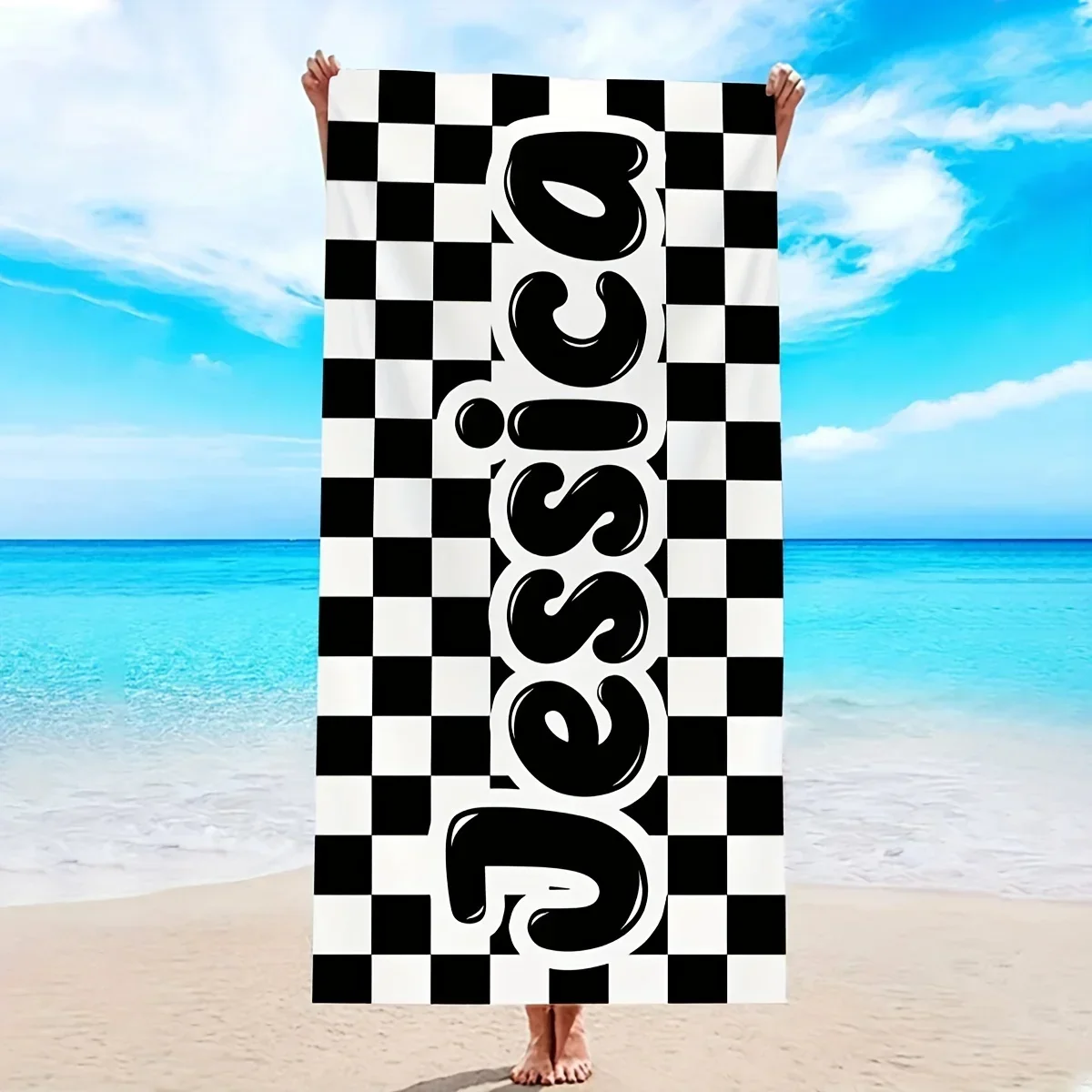 Oversized Luxurious Quick-Drying Beach Towel Personalized Exclusively Customized Stylish Bath Towel at Wholesale Price