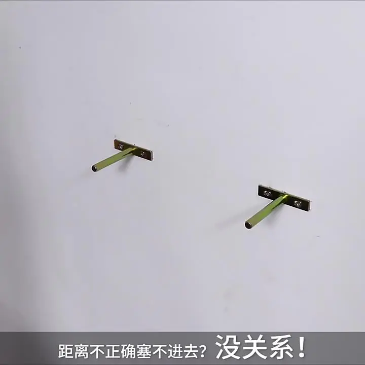 Staffa Nascosta Per Mensole Galleggianti (4 Pezzi) – Supporti Nascosti Per Mensole Galleggianti In Legno – Montaggio A - Foto 5