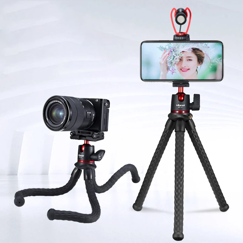 Trípode de pulpo para teléfono móvil, micro Cámara universal, para fotografía en vivo, selfie, vlog, soporte de Perezoso| - AliExpress