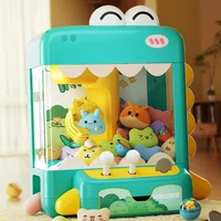 Dinosaur Cartoon Claw Machine Children's Toys Clamping Toy Egg Twisting Machine Birthday Gifts Boys and Girls Doll Machine Toys 1