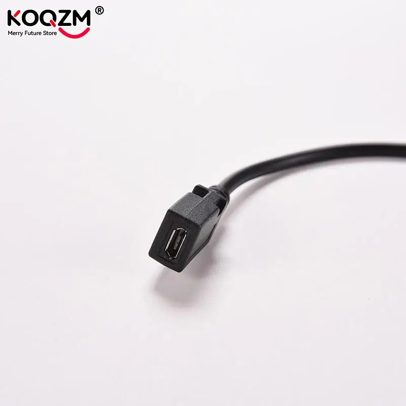 0.15M 15cm 마이크로 USB 암-마이크로 USB 수 커넥터 어댑터, 핸드폰용 데이터 전송 케이블, MP3 MP4 충전 연장 코드