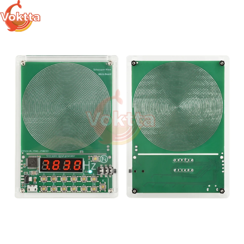 CC 5 V 0,01 Hz~ 100000 Hz Frequenza regolabile 7.83HZ Generatore di onde Schumann Generatore di segnale sinusoidale Interfaccia Micro USB - Image 4