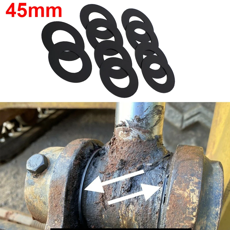 45mm Bucket Pin Shim Kit For Excavator And Skid Steer Cat Bobcat Deere Komatsu For Yanmar Wacker