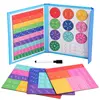 Magnetic Fraction Puzzles for Math Mastery Montessori Enlightenment with Fun Arithmetic Teaching Aid Cognitive Educational Toys 1