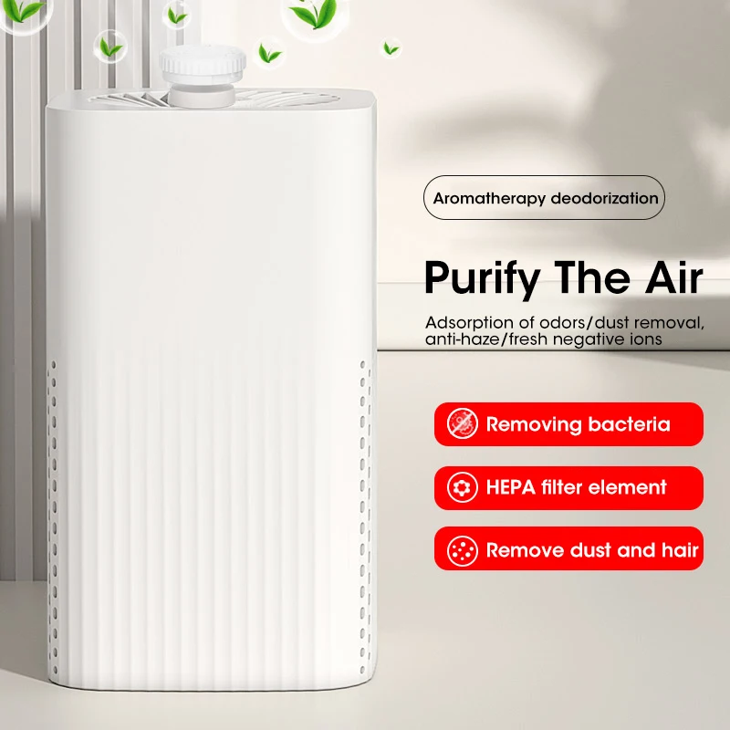 

Air Purifiers Home Remove Smoke Odor Formaldehy Air Cleaner HEPA Filter PM 2.5 for Car Bedroom