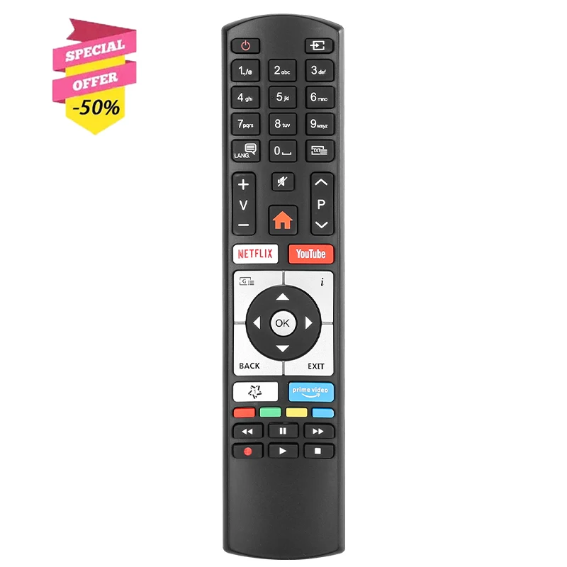 Rc4318P Rc4318 Telecomando Per Vestel Finlux Telefunken Edenwood 4K Smart Tv C40U446 Muslimah