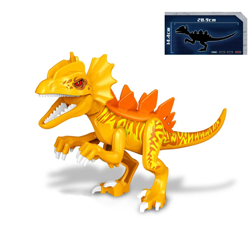 thumbnail image 1 of Brutal Raptor Building Jurassic Blocks World 2 MINI Dinosaur Figuras Ladrillos Dino Juguetes Para Niños Dinosaurios Navidad, 1 of 5