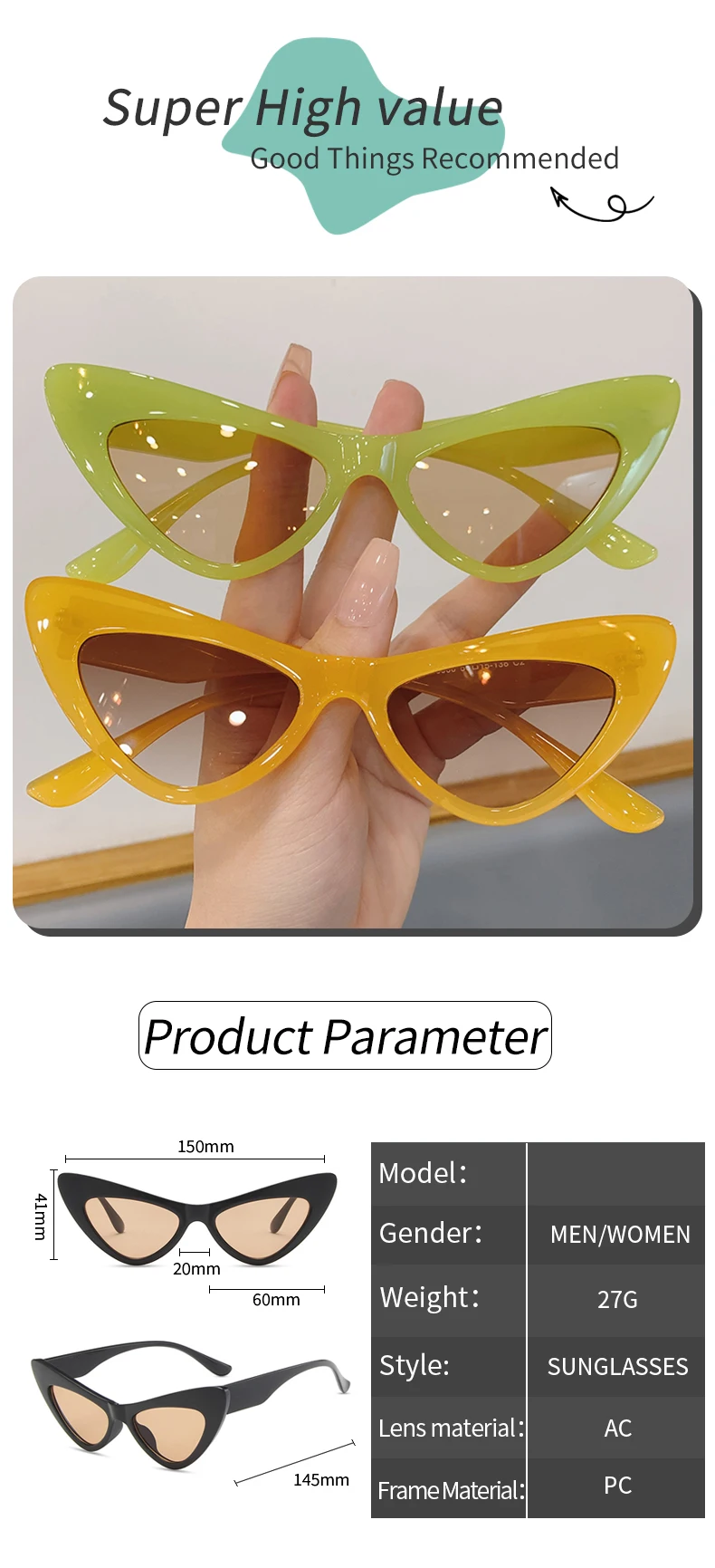 KAMMPT – lunettes de soleil œil de chat pour femmes, nouvelle marque tendance, Design populaire Ins, nuances d'extérieur en forme de papillon, 2022_voghion.com
