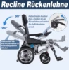 500W Electric Wheelchair 20AH Foldable, Reclining Tilt Design 150KG Weight Capacity 22KM Range Ergonomic Design 2 500W Electric Wheelchair 20AH Foldable, Reclining Tilt Design 150KG Weight Capacity 22KM Range Ergonomic Design 2