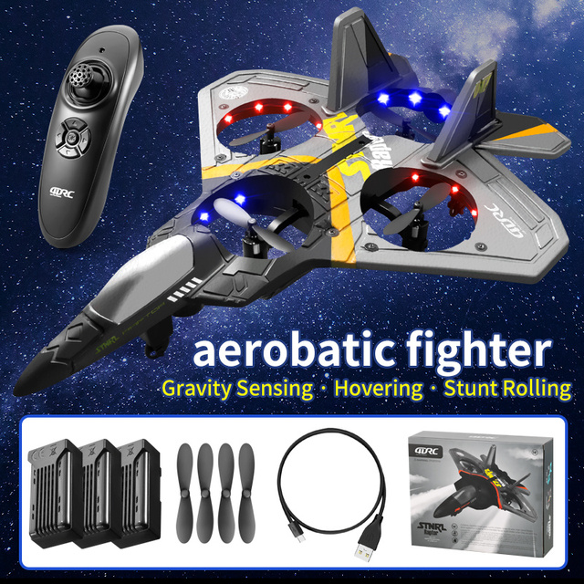 RC Remote Control Airplane 2.4G 6CH Remote Control Fighter Hobby Plane Glider Airplane EPP Foam Toys RC drone Kids Gift