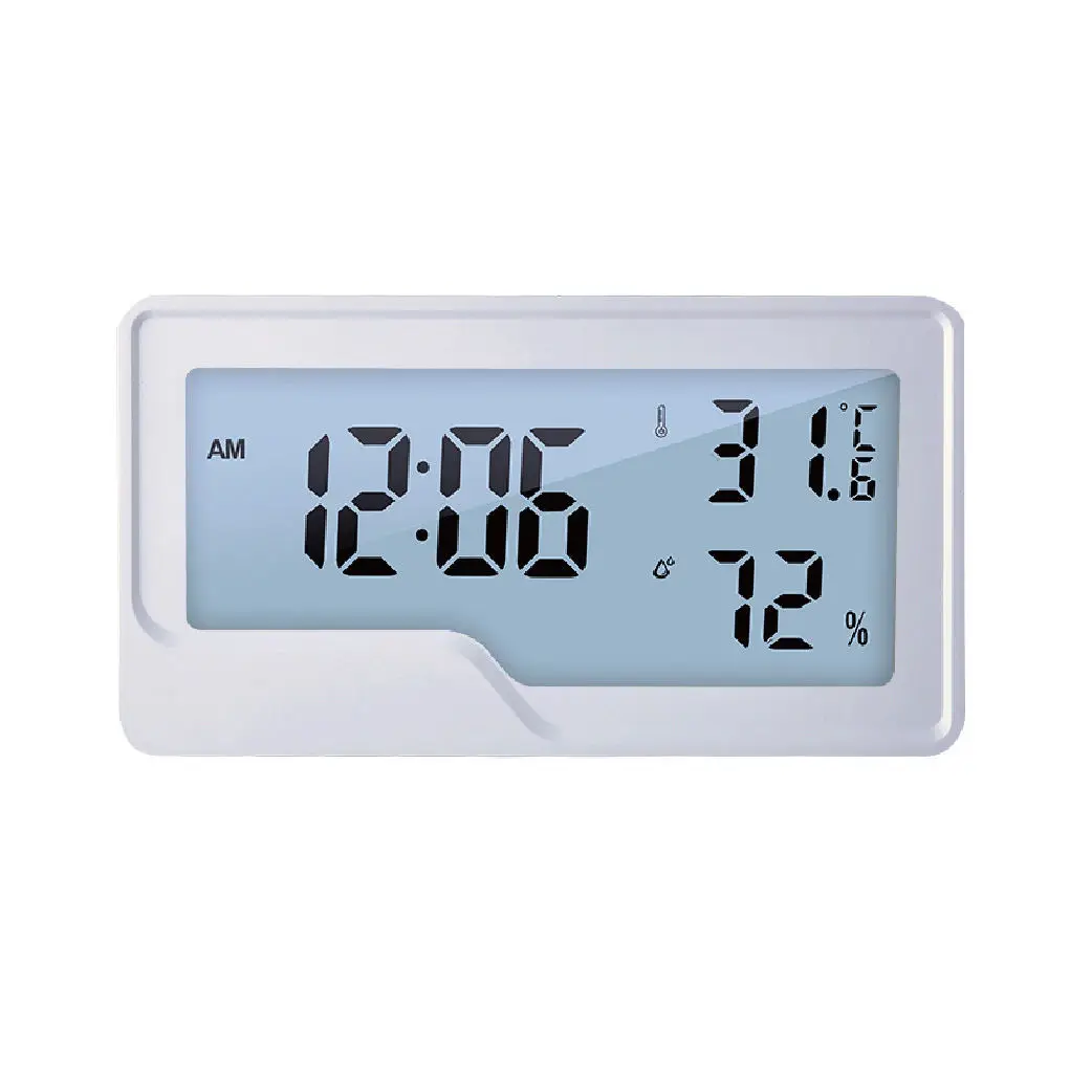 Advanced Digital Indoor Thermometer & Hygrometer with Backlit LCD Display and Alarm Clock
