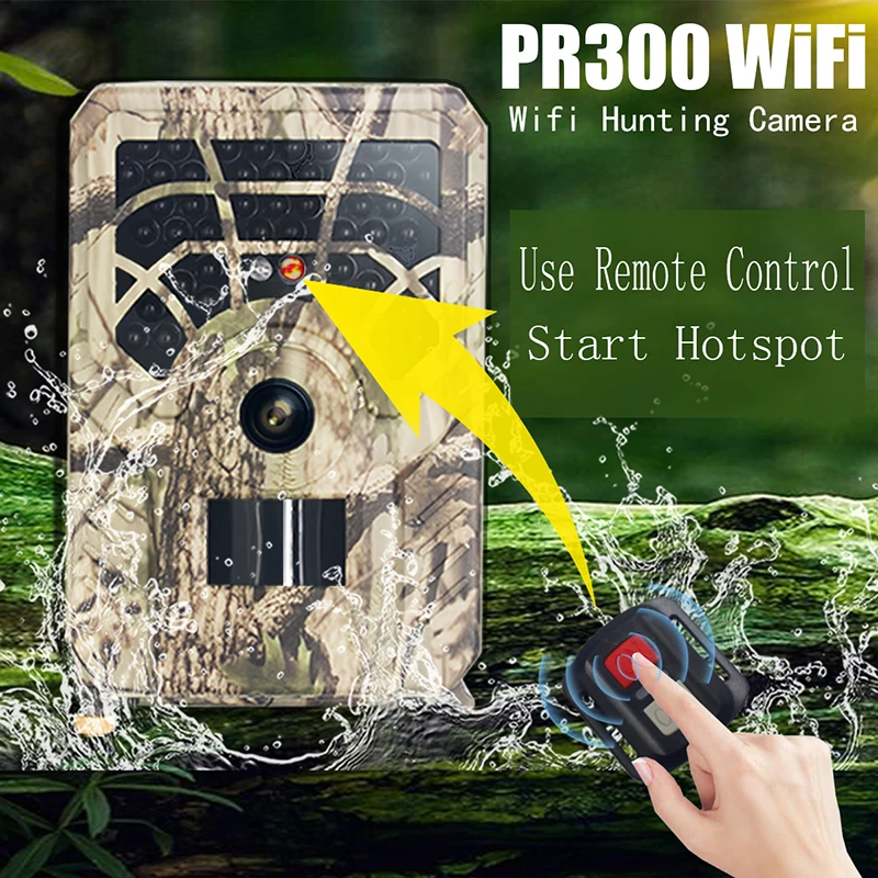 

Беспроводная камера для наблюдения за дикой природой, 1080p, Wi-Fi