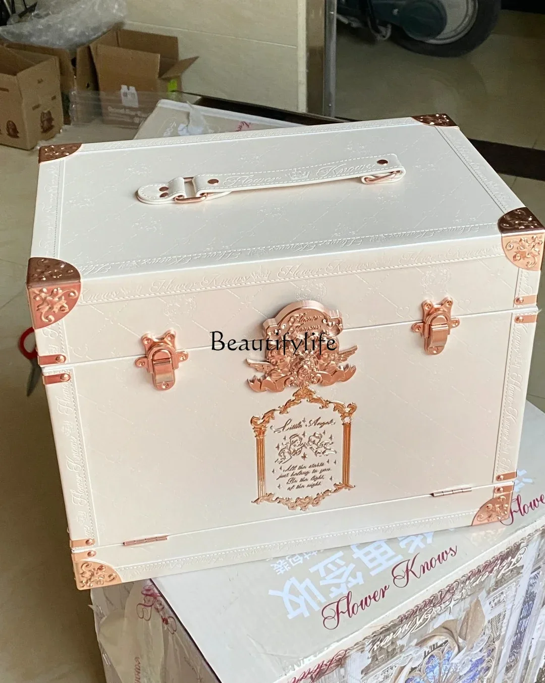 

[Box] Hua Knows Little Angel Cosmetic Case High-End Elegant