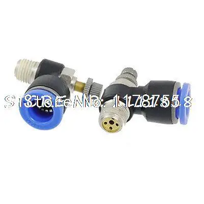 

2 Pcs Push in to Connector Speed Control Fittings 12mm