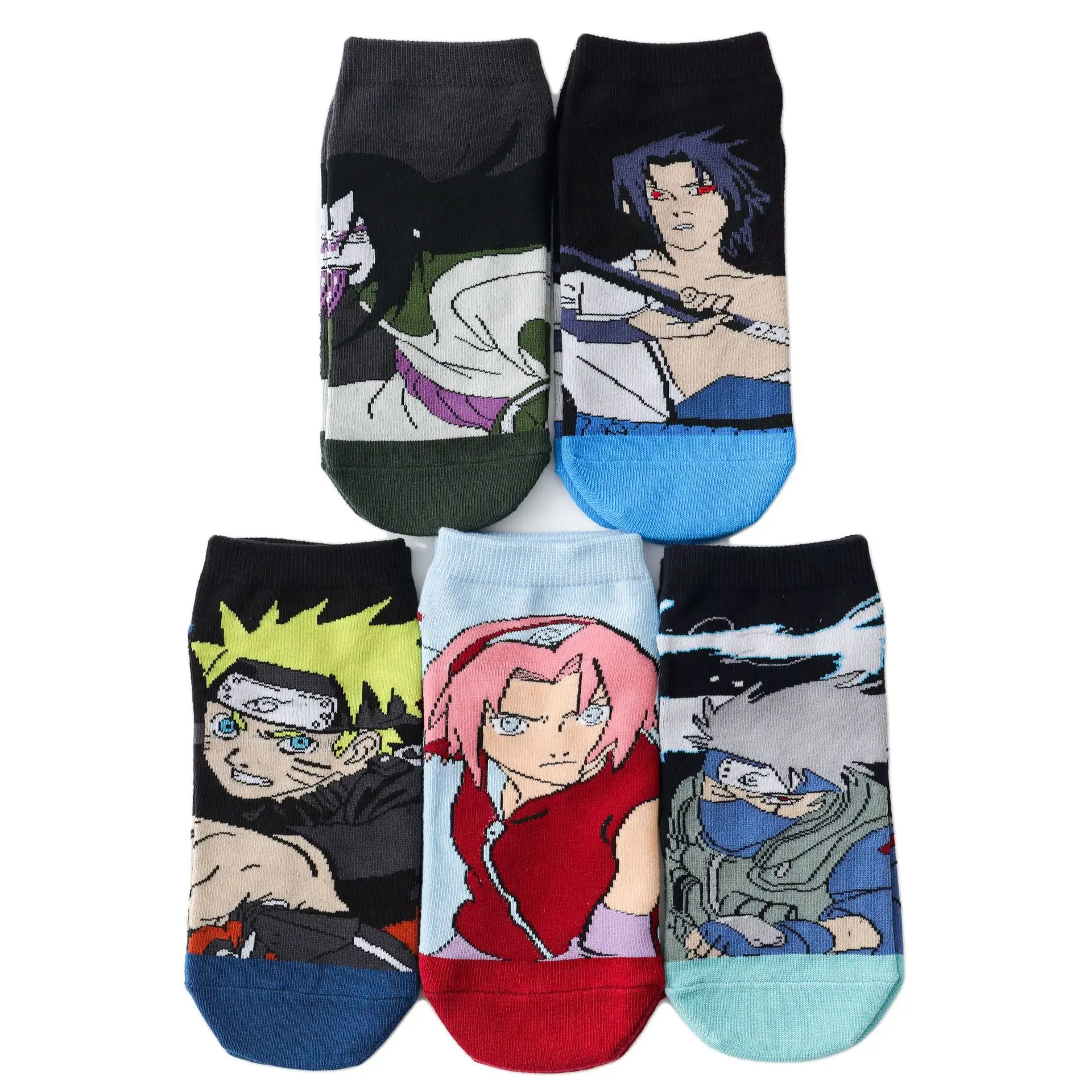 Naruto Socks sanime figure Kakashi Sasuke Orochimaru Sakura Ladies socks casual Cute socks kids socks Boy girl socks Gift socks