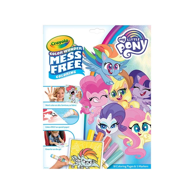 Crayola My Little Pony Coloring Pages and Stickers 