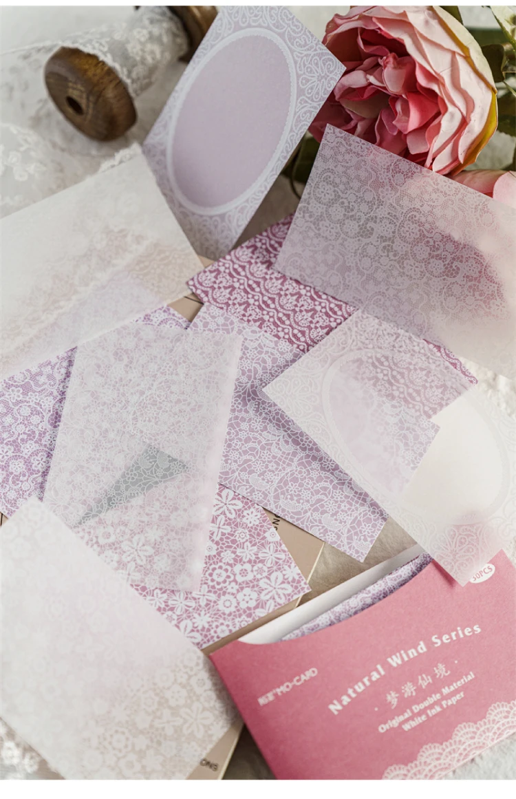 30 stücke Dekorative Collage Material Hintergrund papier Für DIY Scrapbooking Tagebuch Album art Marker Sammelalbum Material papier Set – Detail 6
