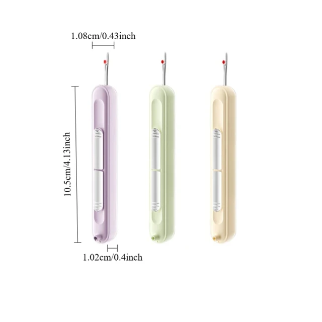 2in1 Needle Threader Hand Sewing Tools Multi-function Threader Stitch Insertion Sewing Needle Changer Thread Device Hand Machine 6