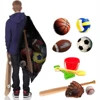 OxfordCloth Sports Training Ball Bag Football Mesh Bag Large Capacity Soccer Adjustable Net Storage Bag Swimming Gear Bags 2