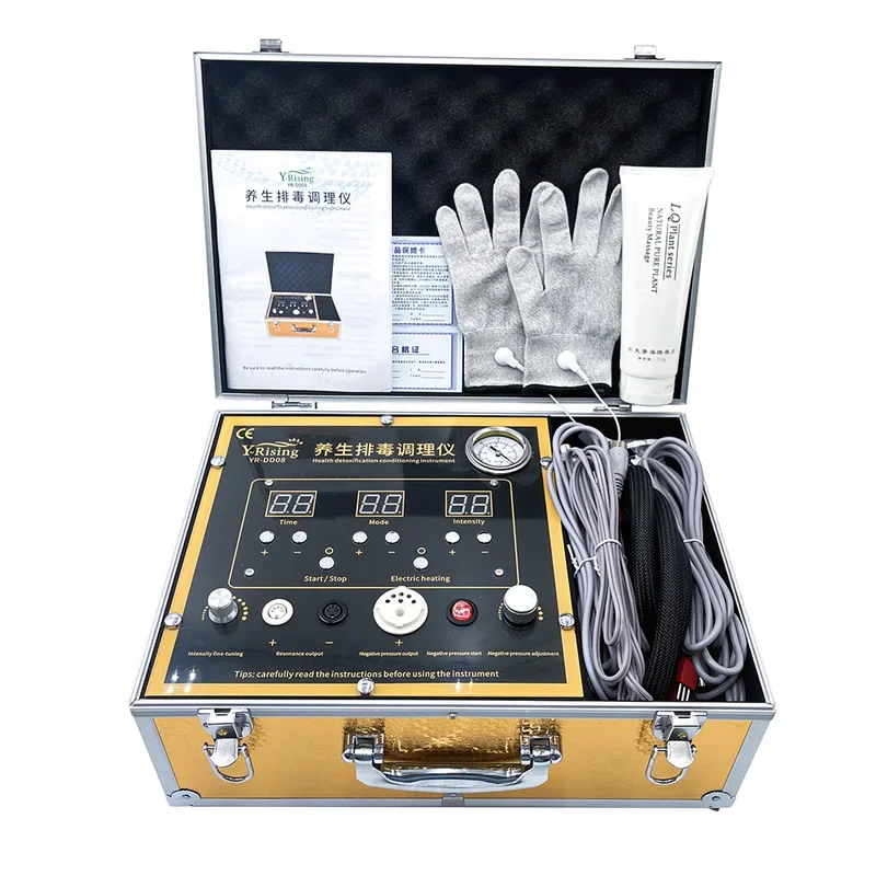 Muscle Stimulator Electric Pulse Physiotherapy Device Acid-base Flat DDS Bio Electrical Meridian Fohow Bioenergy Massager 6