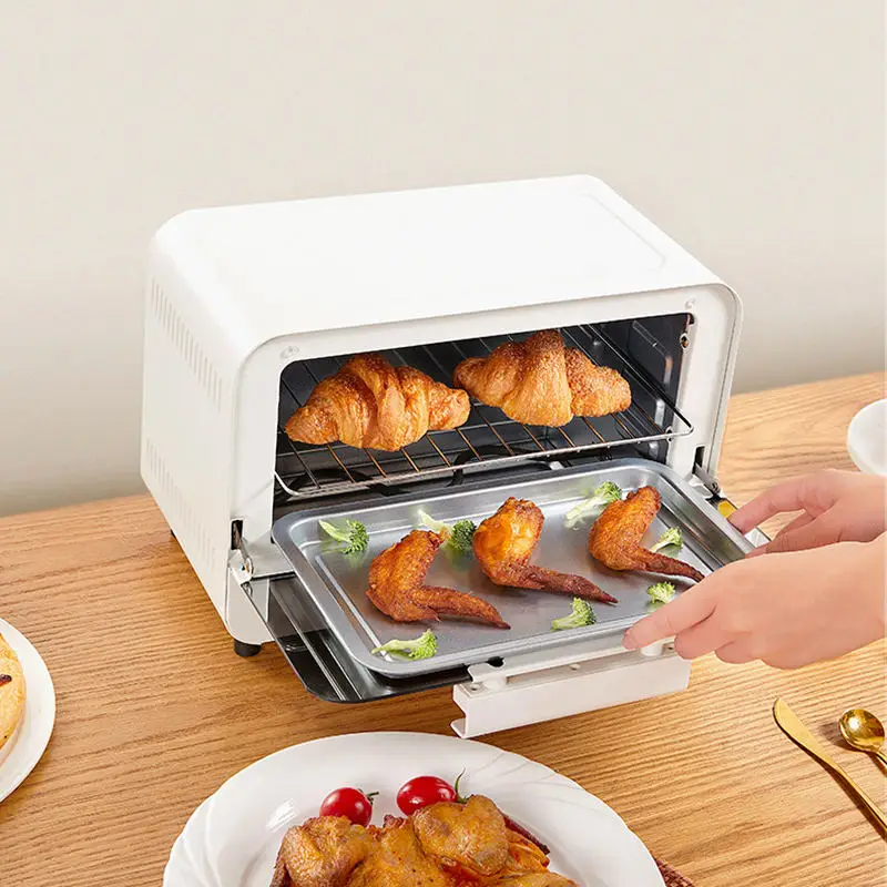 12L/10L Mini Electric Oven Household Multifunctional Fruit Dryer Cake Pizza Bread bake Machine 2 Layer Grill Long-pass timer 5