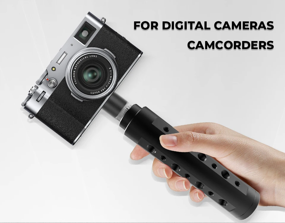 Handheld Camera Handle Grip Stabilizer With 3/8" Thread Head For GoPro Sony Cano
