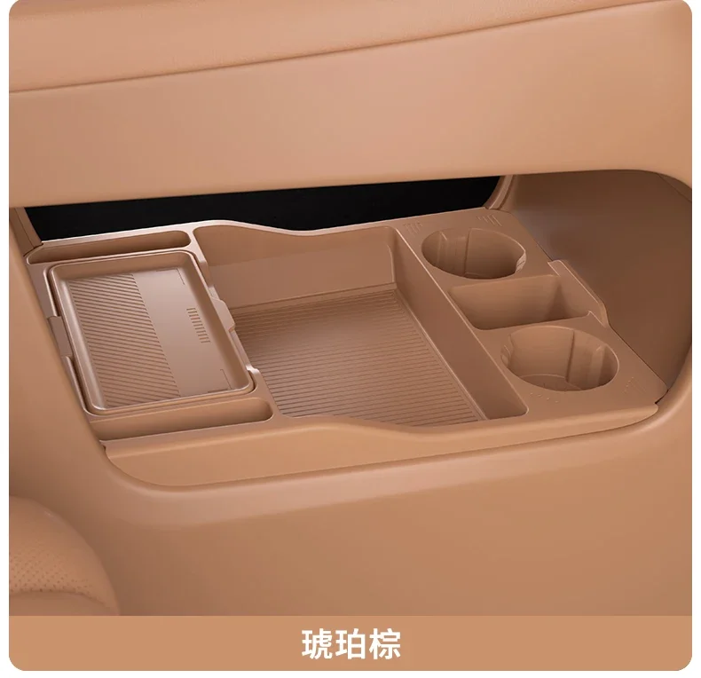 For AITO 8 M8 SERES 7 2025 Car Central Control Lower Storage Box Silicone Organizing Box Container Tray Car Interior Accessories detail image 11