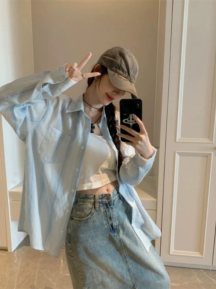 Рисунок 4 - Ажурные полосатые женские кружевные блузки Deeptown