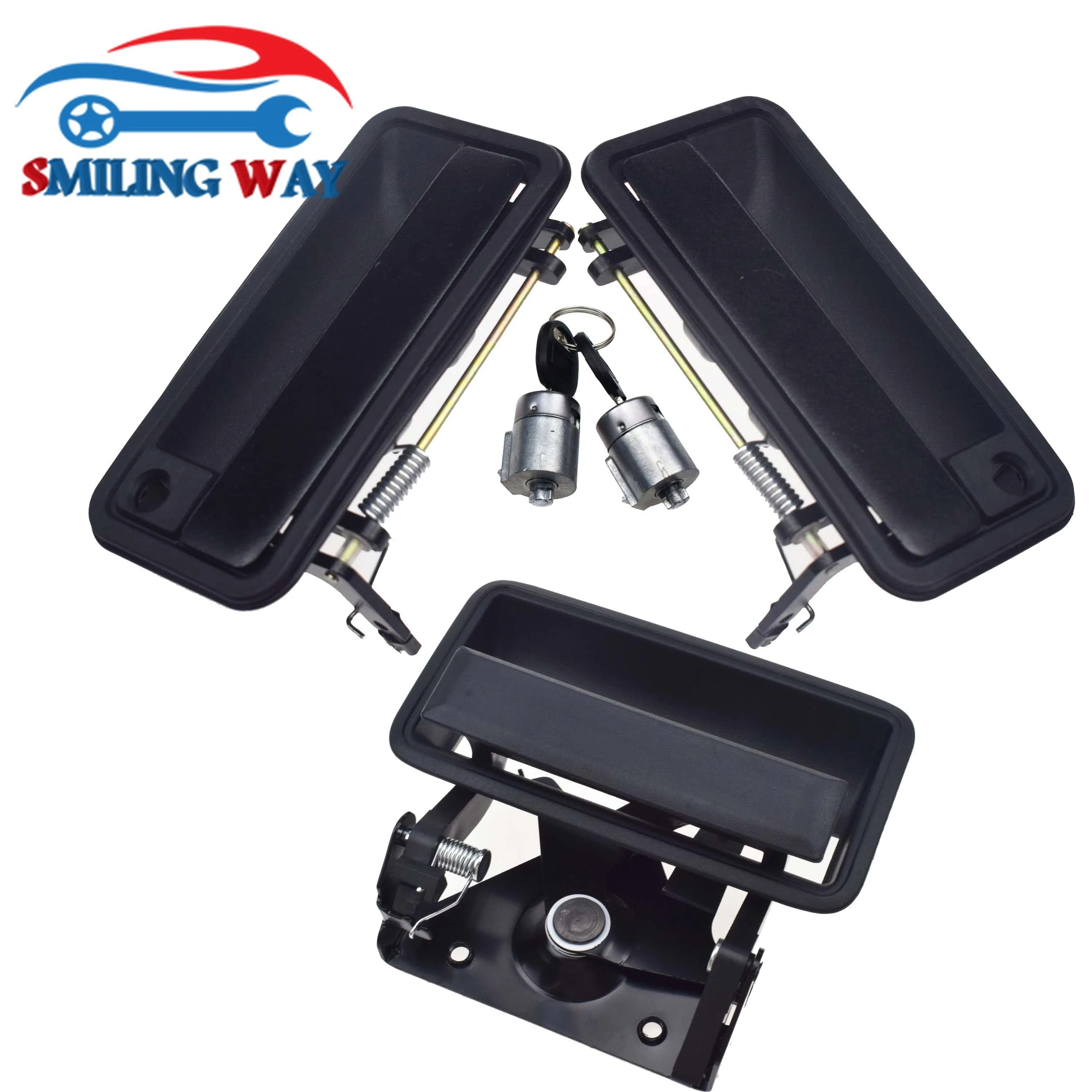 Exterior Front Left Right Door Handle & Tailgate Handle & Bezel & Door