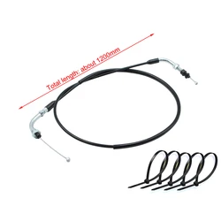 Enhanced Motorcycle Thumb Twist Throttle Cable Wire (1200mm Twist Cable)