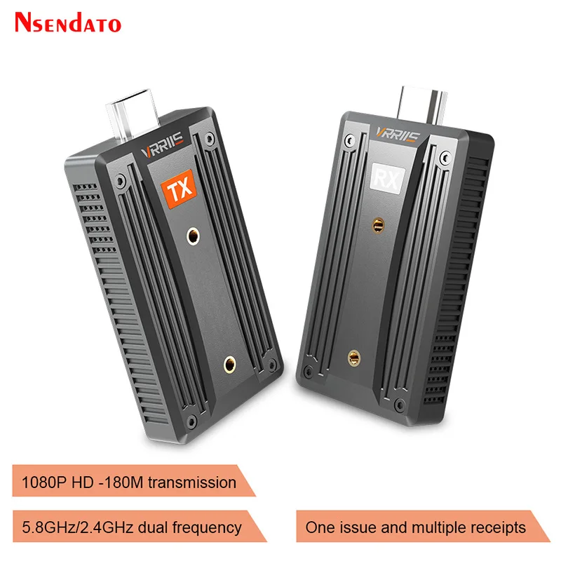 4K 60Hz 180M Wireless Wifi Ricevitore Trasmettitore Video Compatibile Con Hdmi Extender Compatibile Con Hdmi Per Fotocamera Ps5 Videocamera Tv Per Pc