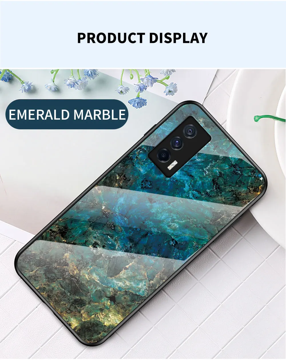 IQOO 9 Pro Case DECLAREYAO Hard Glass Cover For VIVO IQOO 8 7 5 Pro Neo 6 3 Case Silicone Frame Ultra SlimTempered Glass_voghion.com