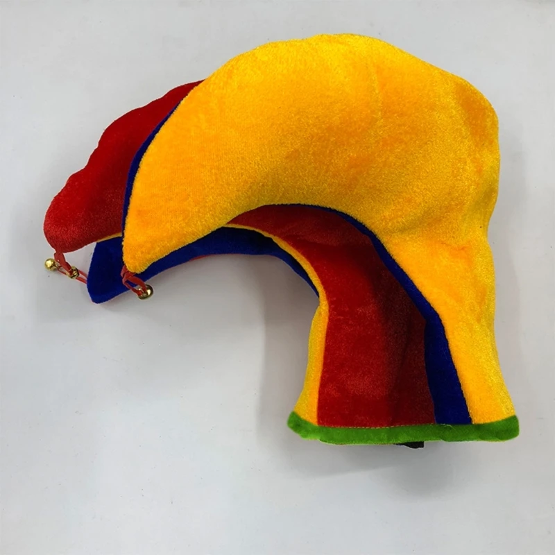 Halloween Clown Hat Colorful Funny Circus Party Hats Caps Kids Adults Cosplay Props Masquerade Party Dress Decor