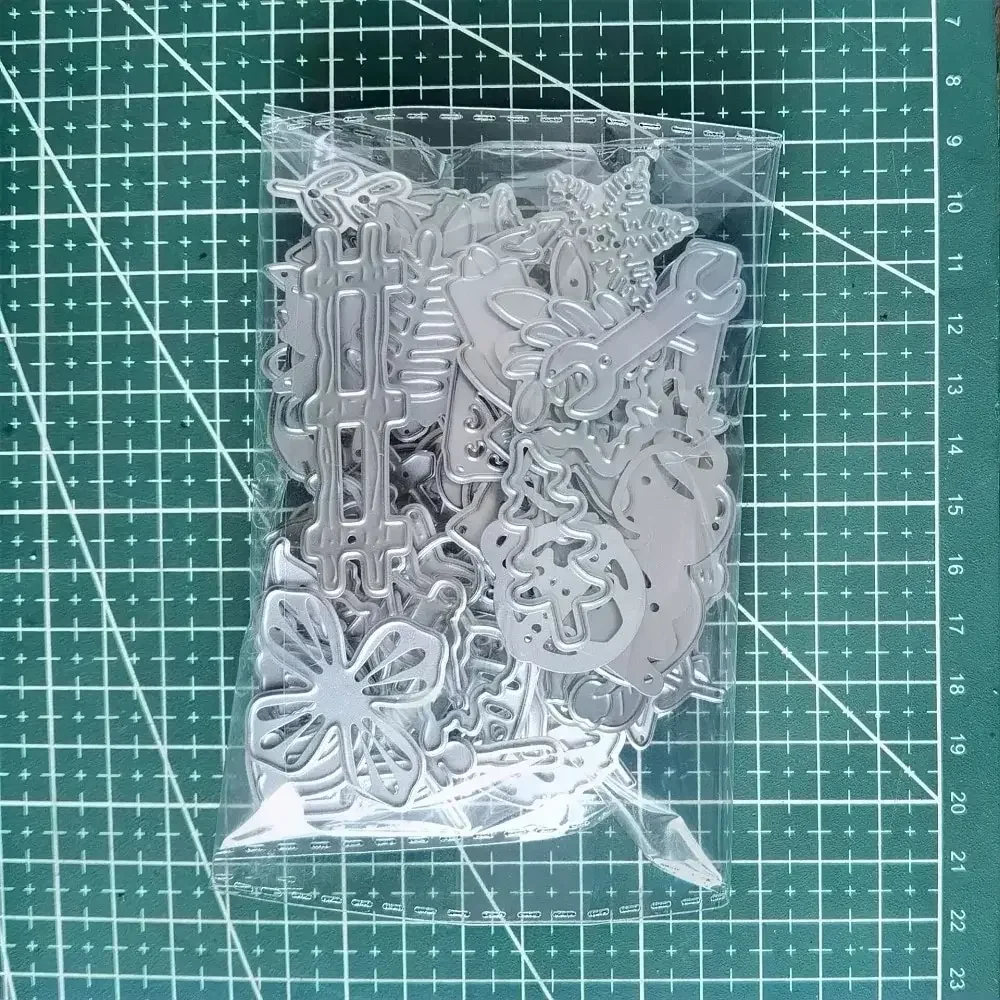 Metal Cutting Dies Small Animals Leaves Letters Flower for Scrapbook Stencils Mystery Box Randomly Selected Lucky Bags
